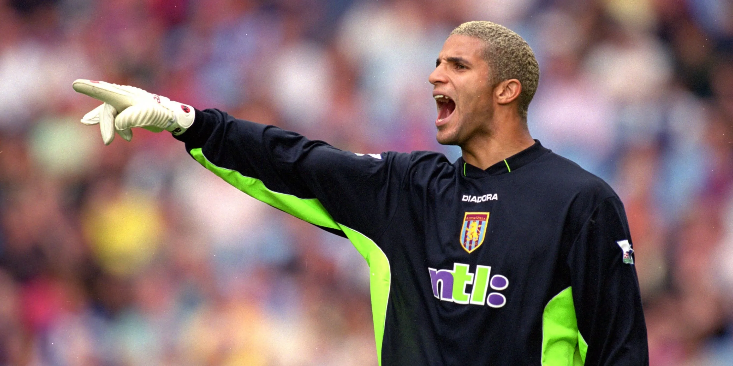 Thủ môn David James trong trận đấu.