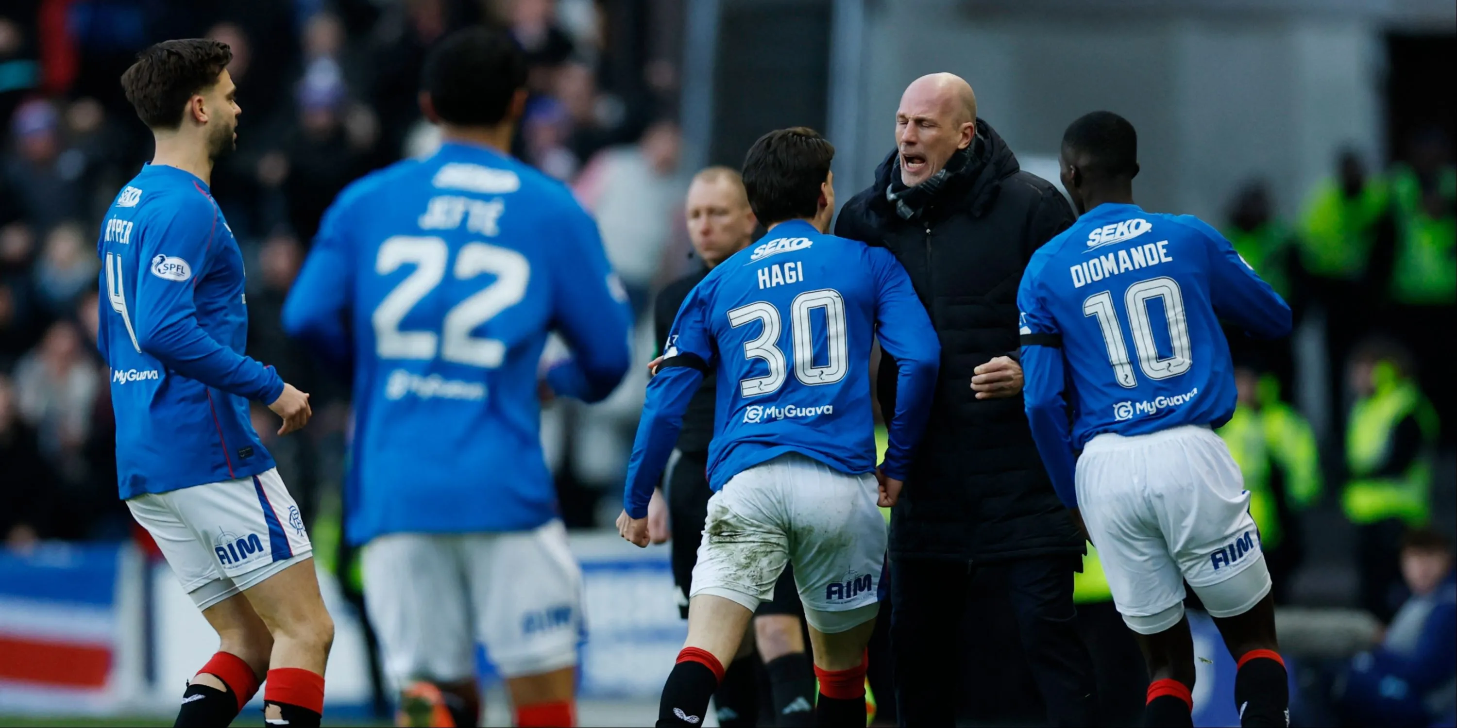 Ianis Hagi trong màu áo Rangers, người vừa chia tay đội bóng Ibrox