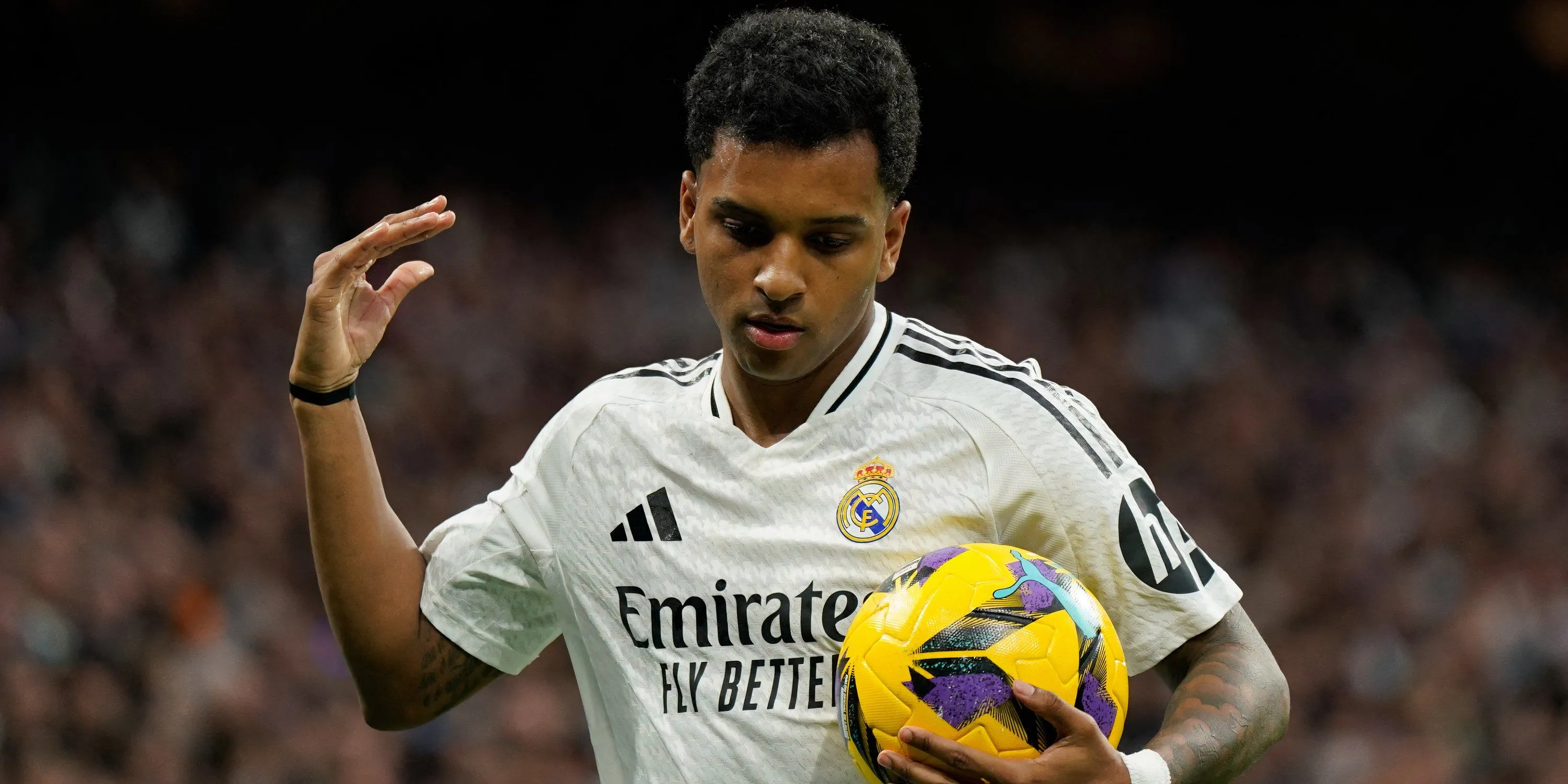 Rodrygo trong một trận đấu của Real Madrid