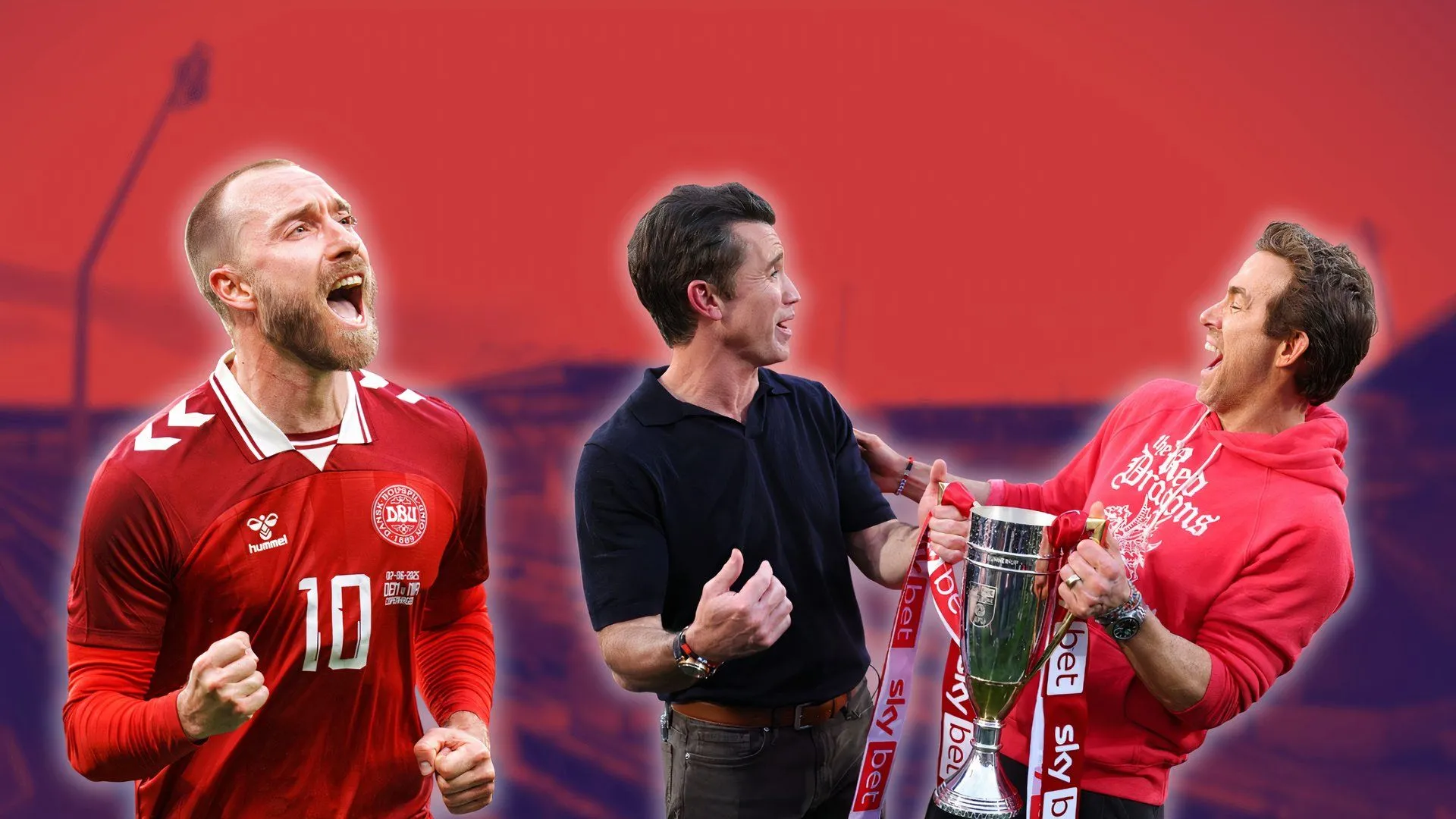 Christian Eriksen trong màu áo đội tuyển Đan Mạch, cầu thủ từng được Wrexham quan tâm thể hiện tham vọng chuyển nhượng của câu lạc bộ