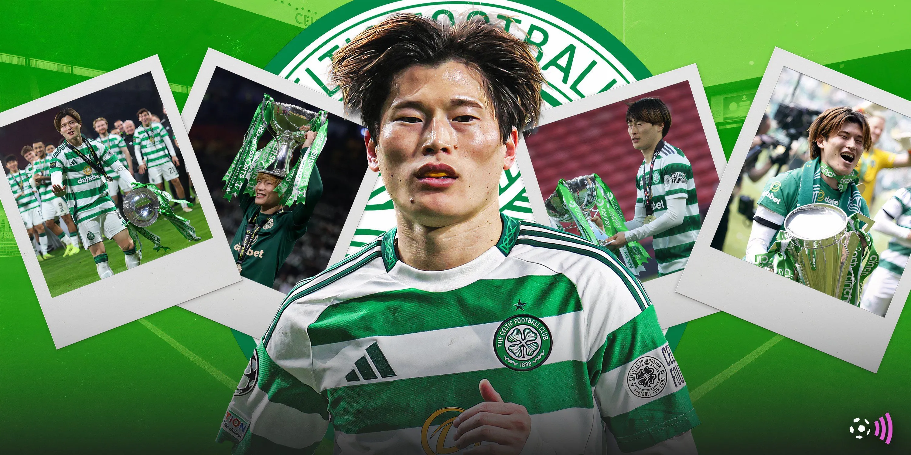 Kyogo Furuhashi, tiền đạo người Nhật Bản, trong trận đấu cuối cùng của mình cho Celtic trước khi chuyển đến Rennes.