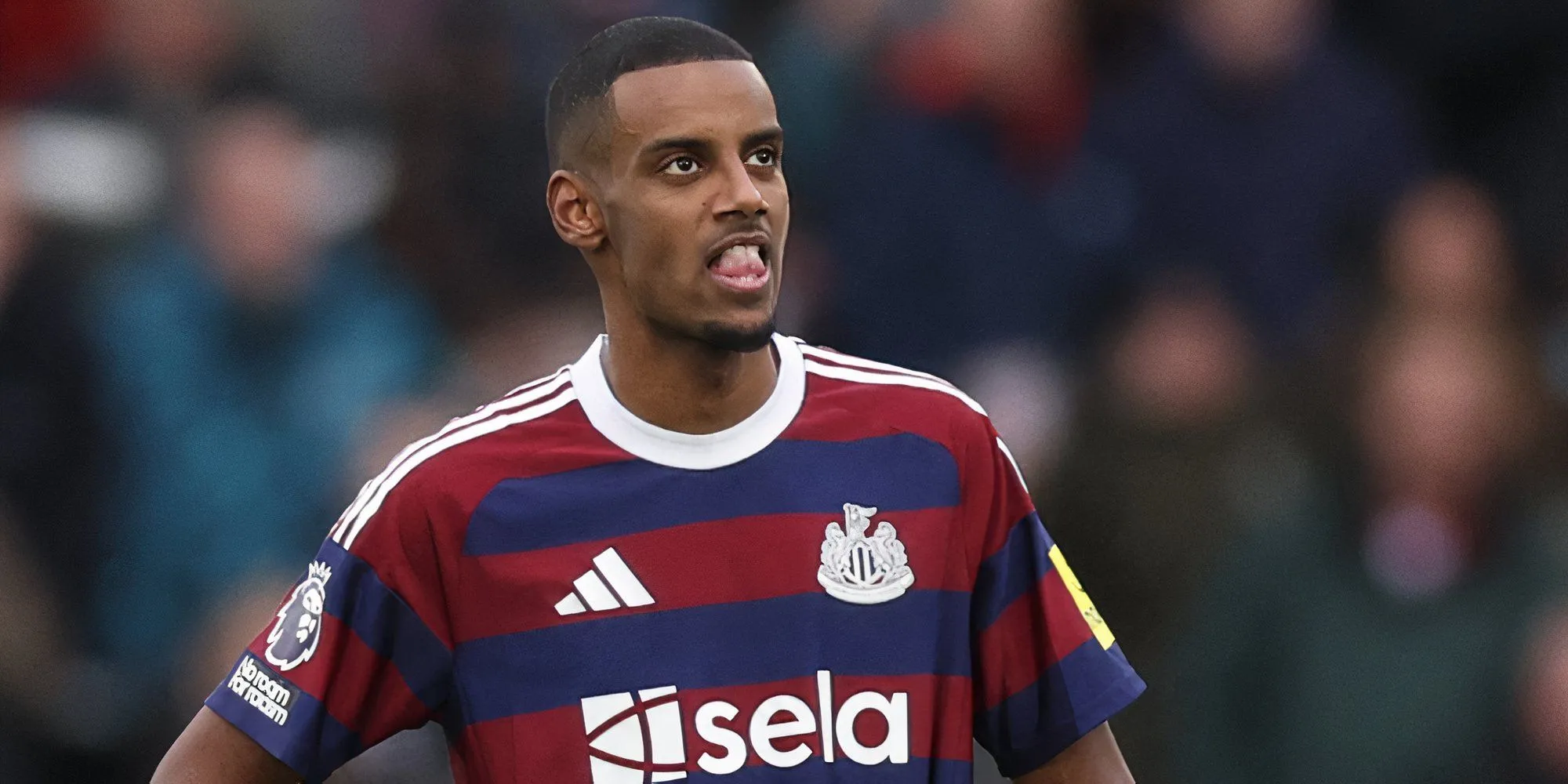 Tiền đạo Alexander Isak trong màu áo Newcastle United