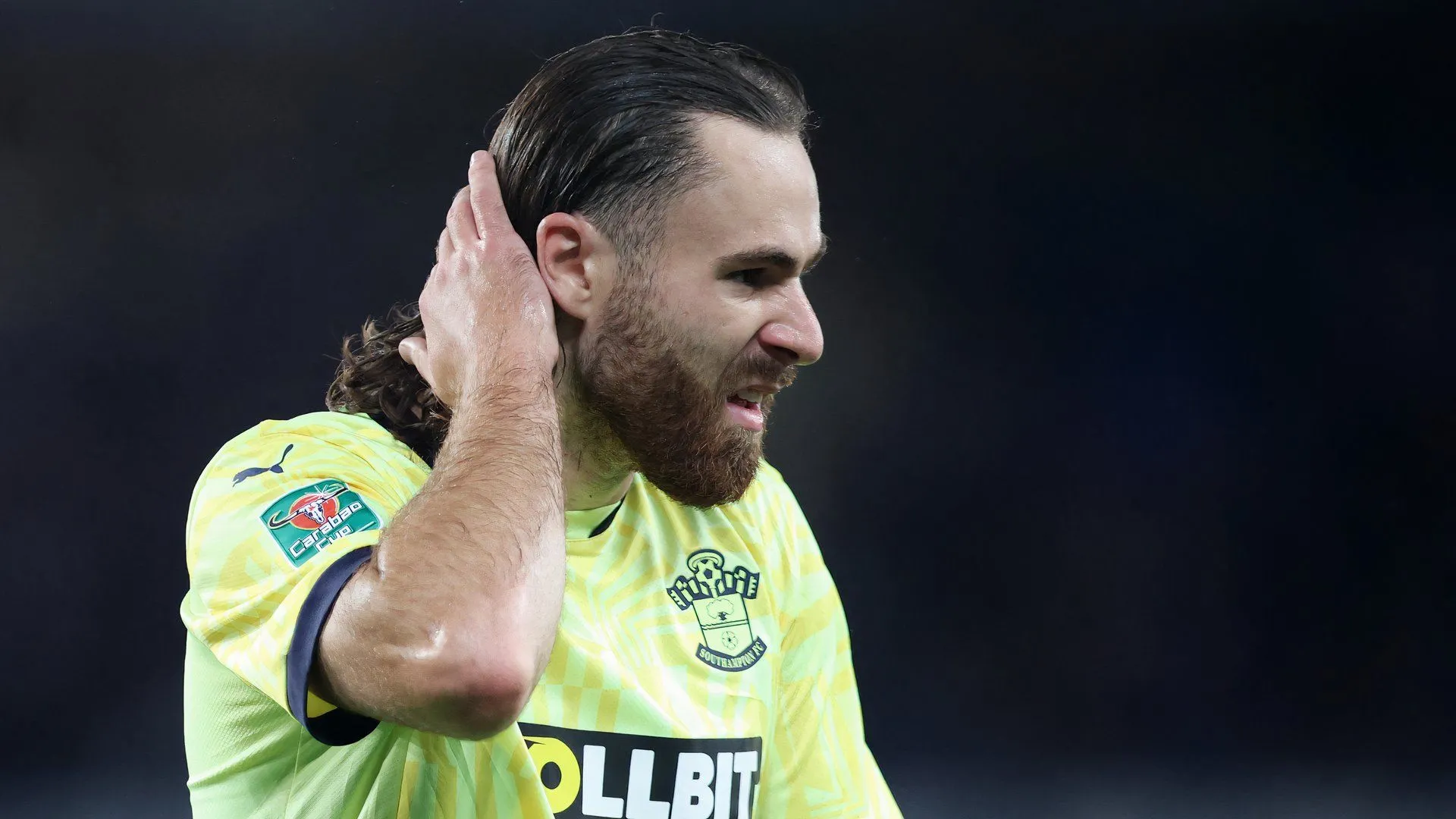 Tiền đạo Ben Brereton Diaz của Southampton với màn trình diễn không mấy ấn tượng