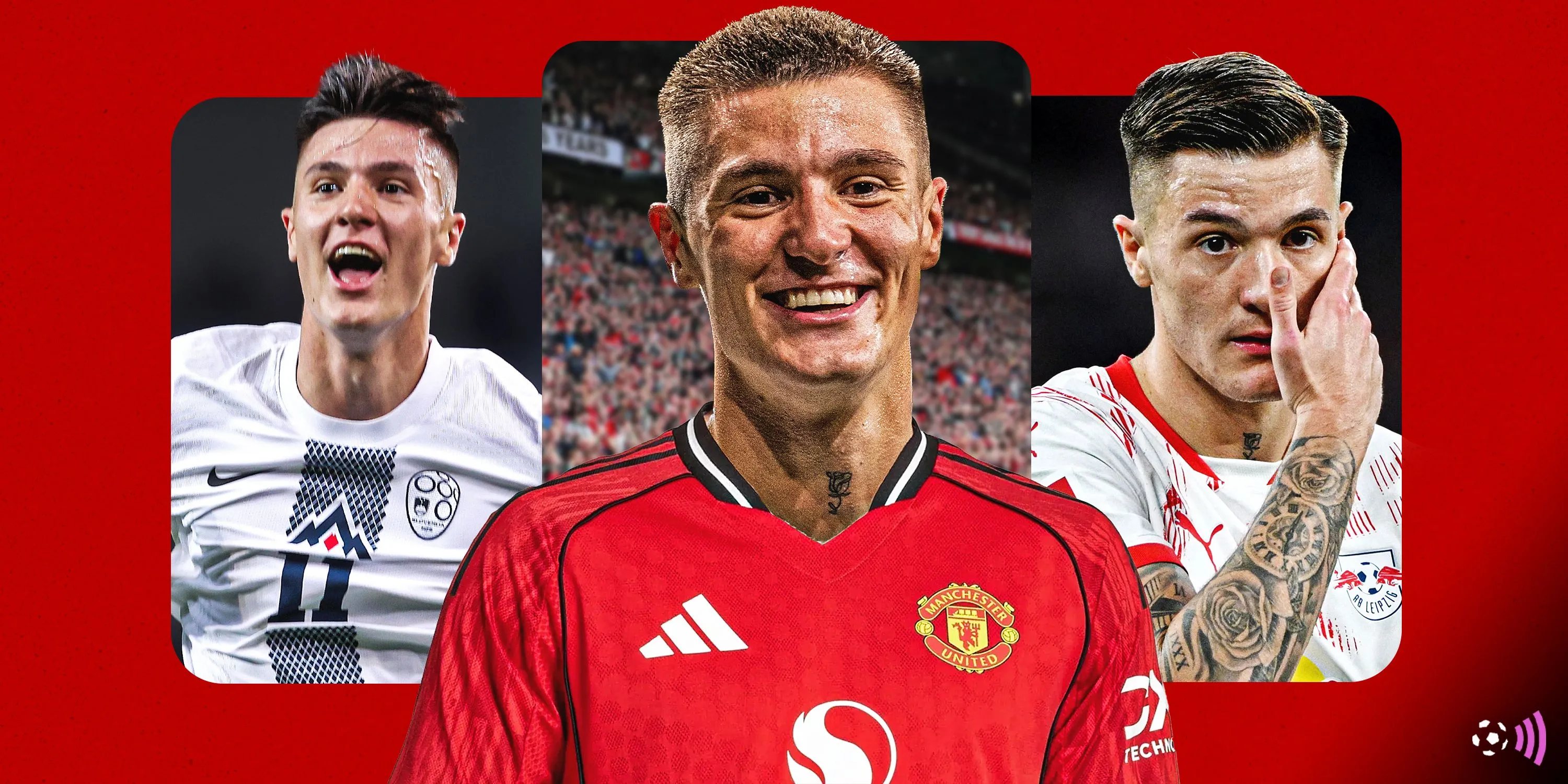 Tiền đạo Benjamin Sesko thi đấu cho Manchester United tại Premier League